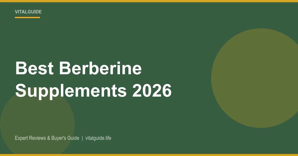 best berberine supplements comparison 2026